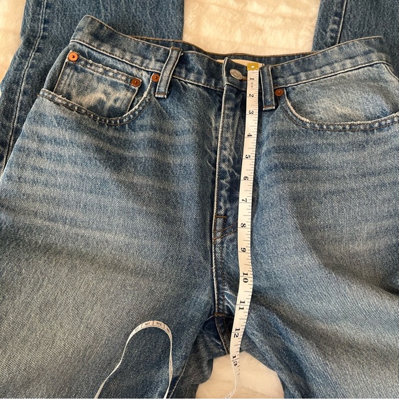 Madewell 25/26 Slim Demi-Boot Raw Hem Casual Everyday Jeans - Picture 7 of 10